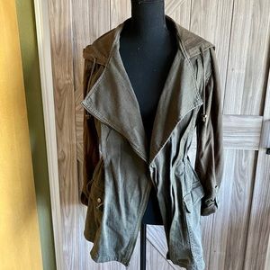 Caslon Army Green hooded jacket